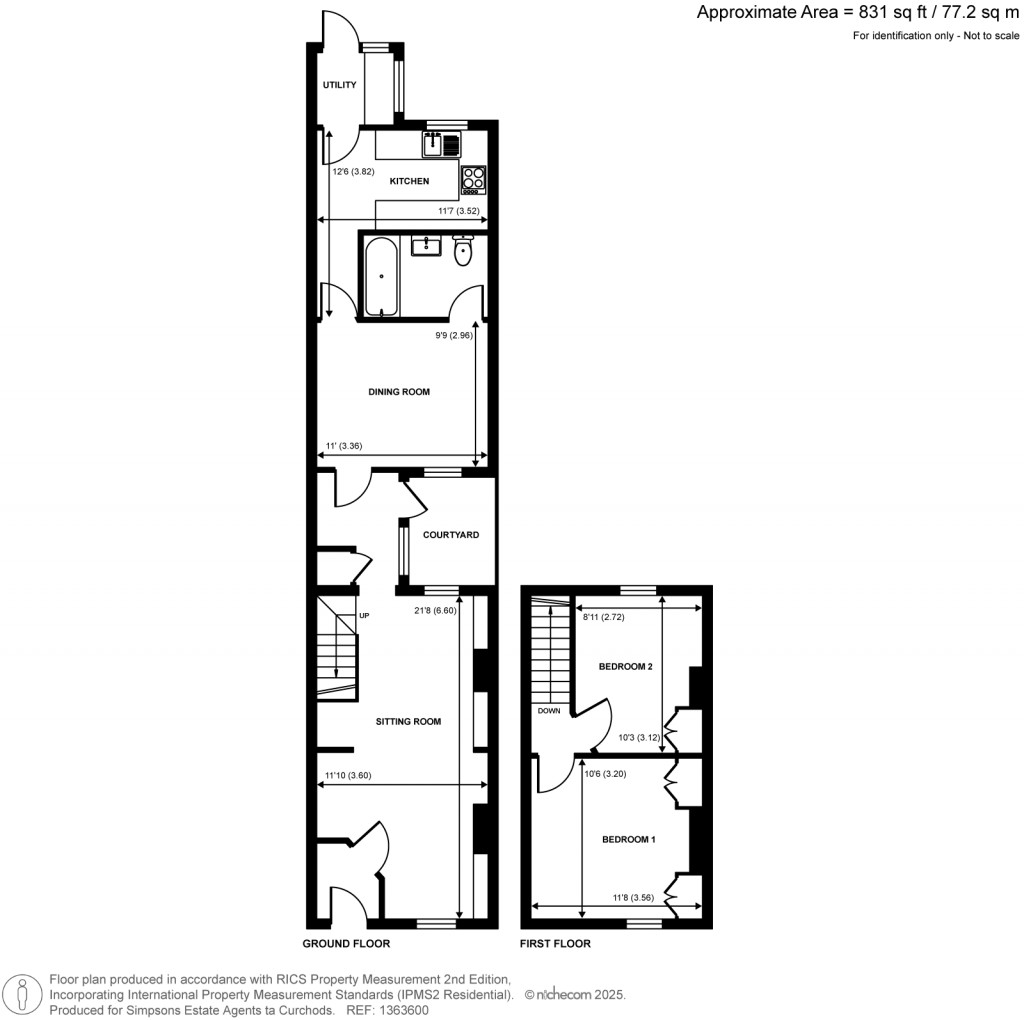 Floorplans For London Street, Chertsey, Surrey