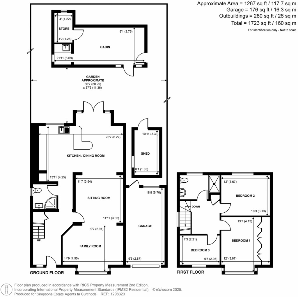 Floorplans For Meadway, Staines-Upon-Thames, Surrey