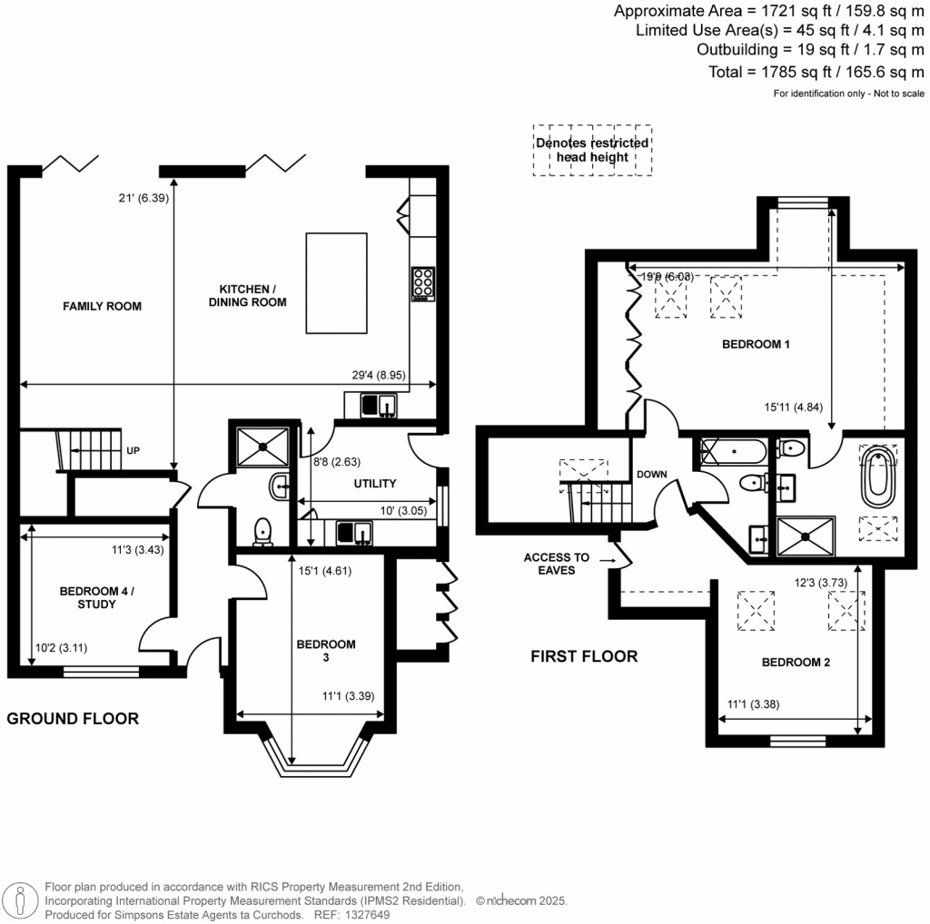 Floorplans For Green Lane, Chertsey, Surrey