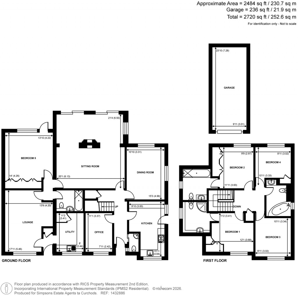 Floorplans For Lyne, Chertsey, Surrey