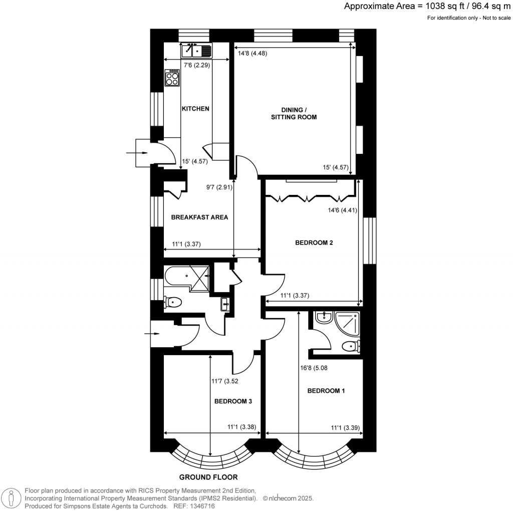 Floorplans For Green Lane, Chertsey, Surrey