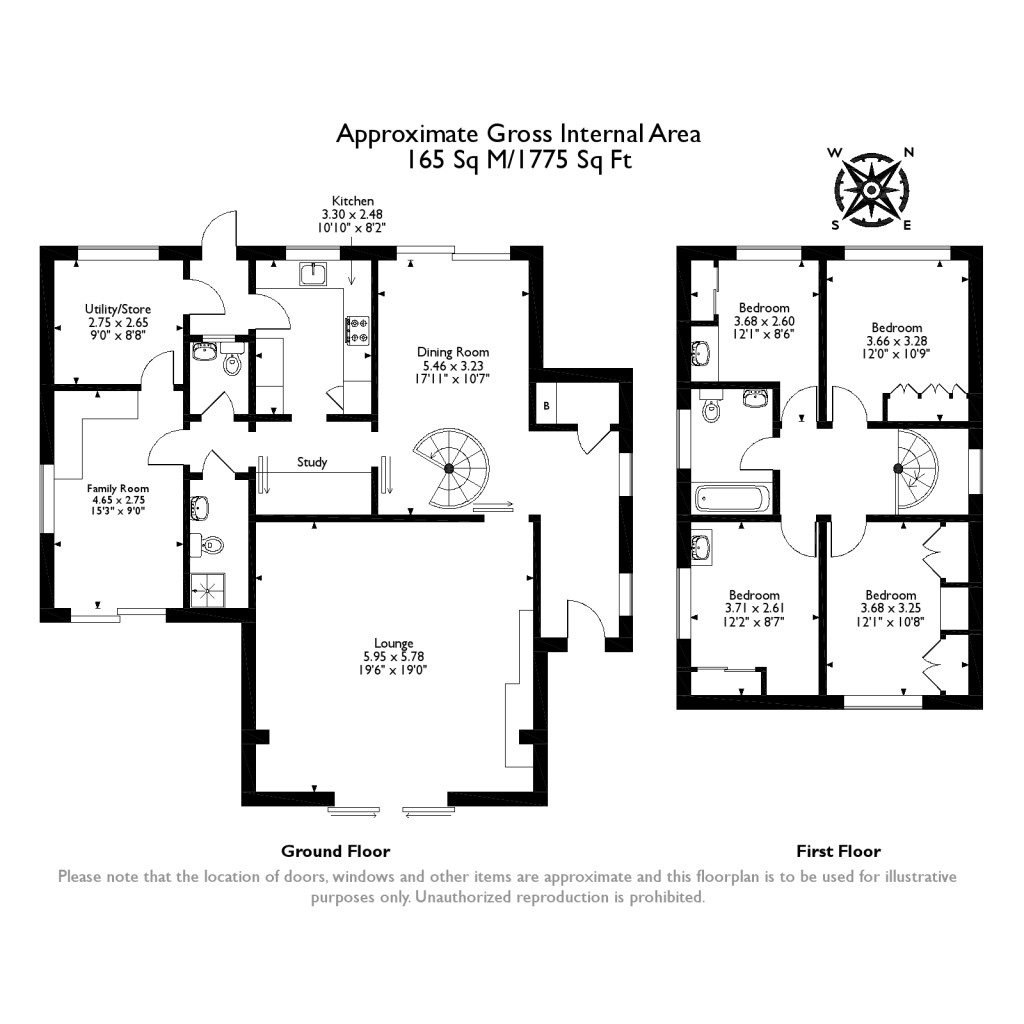 Floorplans For Brox Road, Ottershaw, Surrey