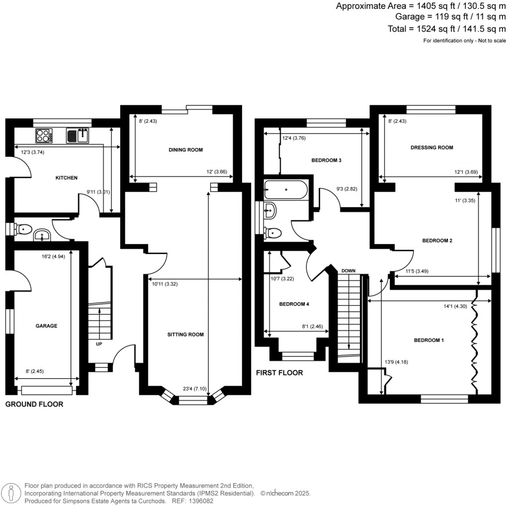 Floorplans For Guildford Road, Ottershaw, Surrey