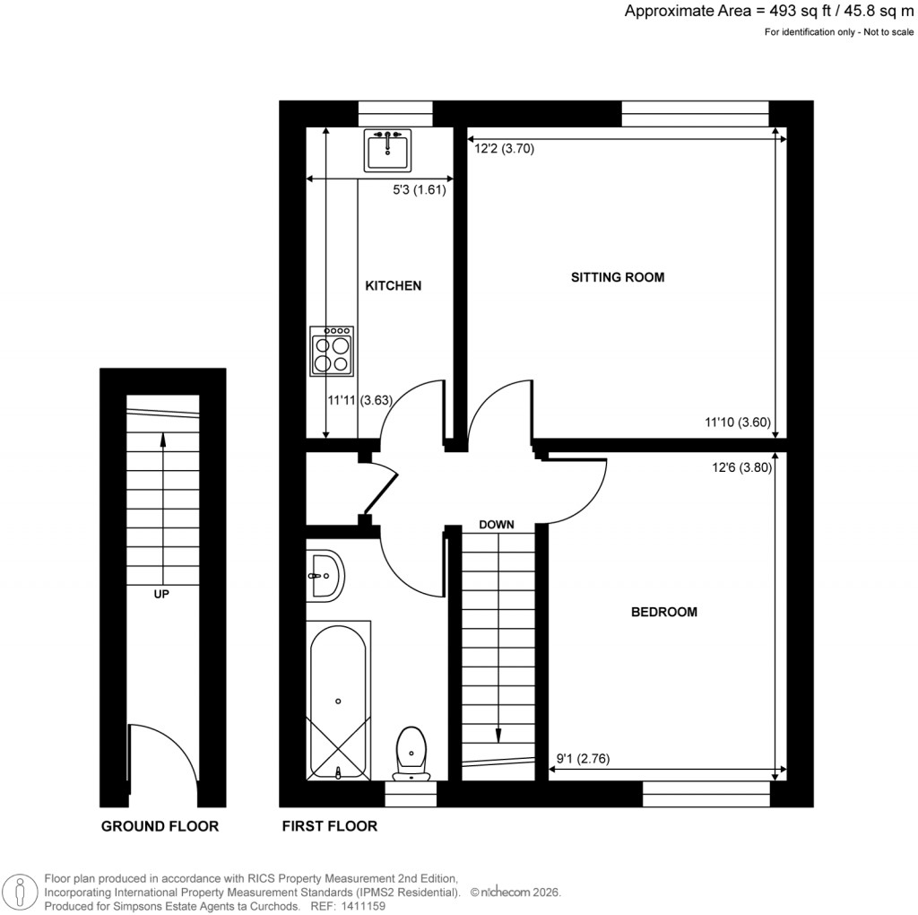 Floorplans For Ottershaw, Chertsey, Surrey