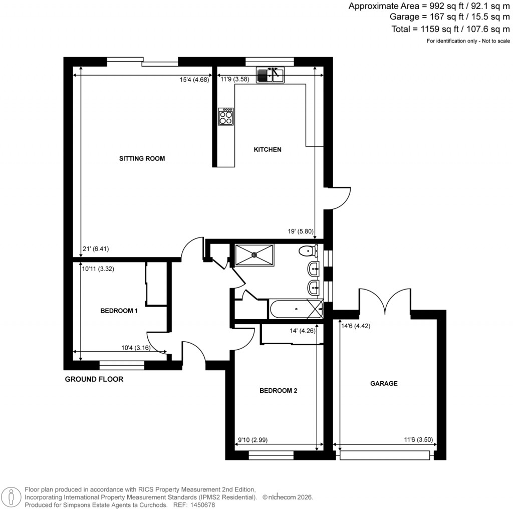 Floorplans For Cabrera Avenue, Virginia Water, Surrey