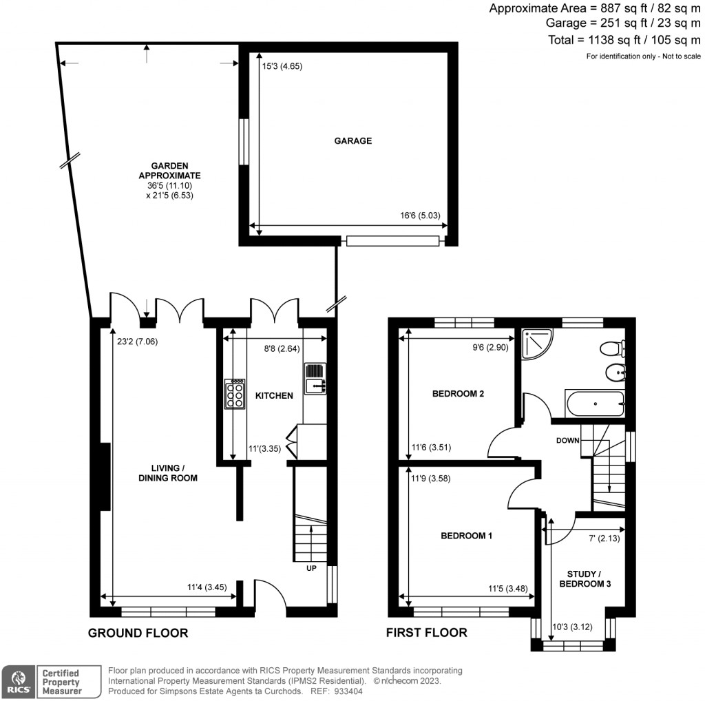 Floorplans For Range Way, Shepperton, Surrey