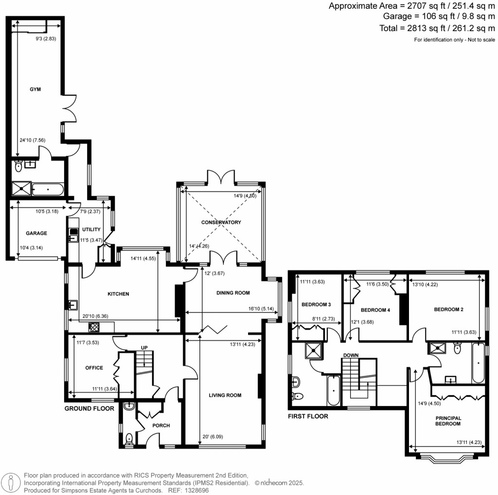 Floorplans For Broadlands Avenue, Shepperton, Surrey