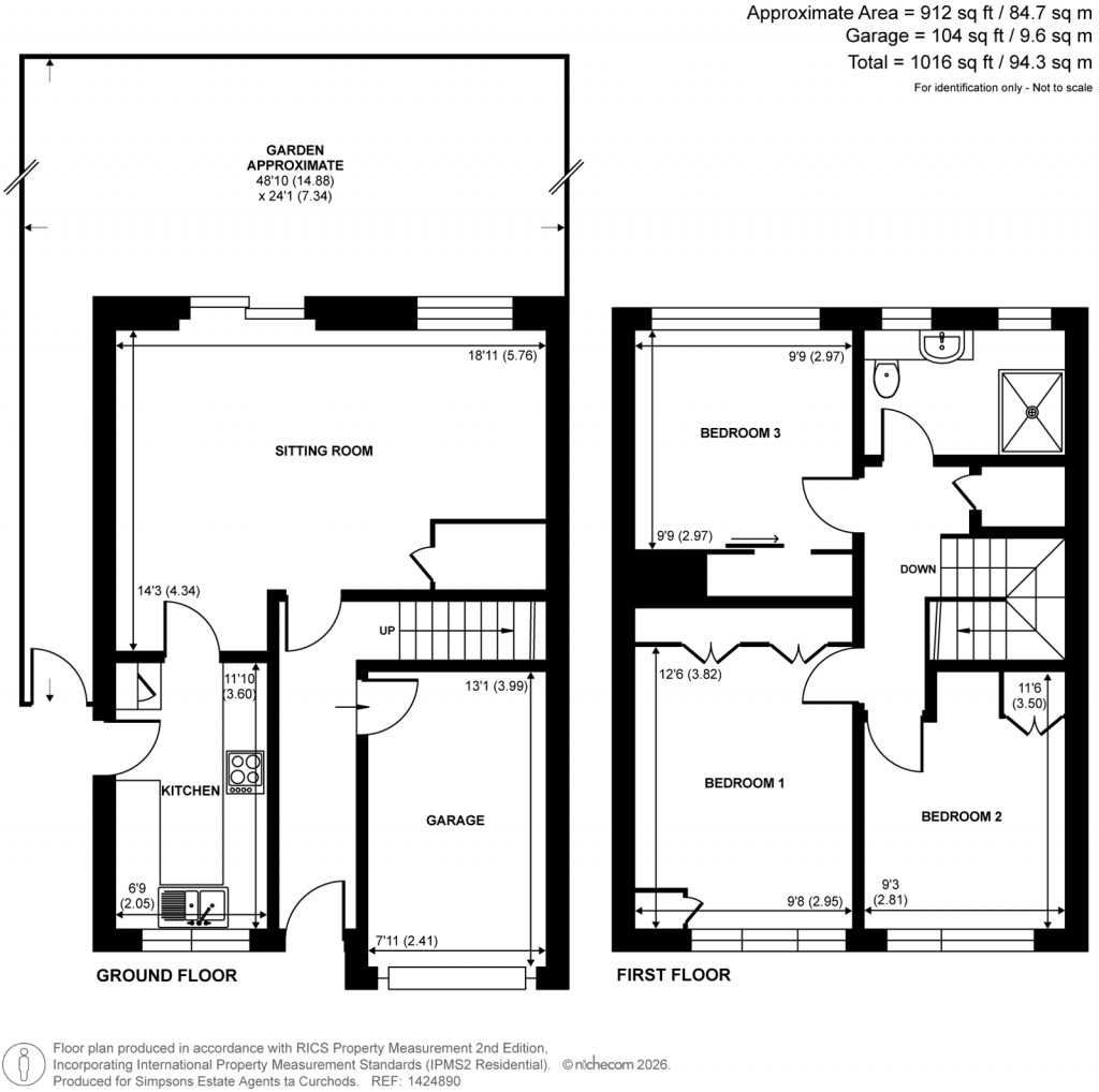 Floorplans For Duppas Close, Shepperton, Surrey