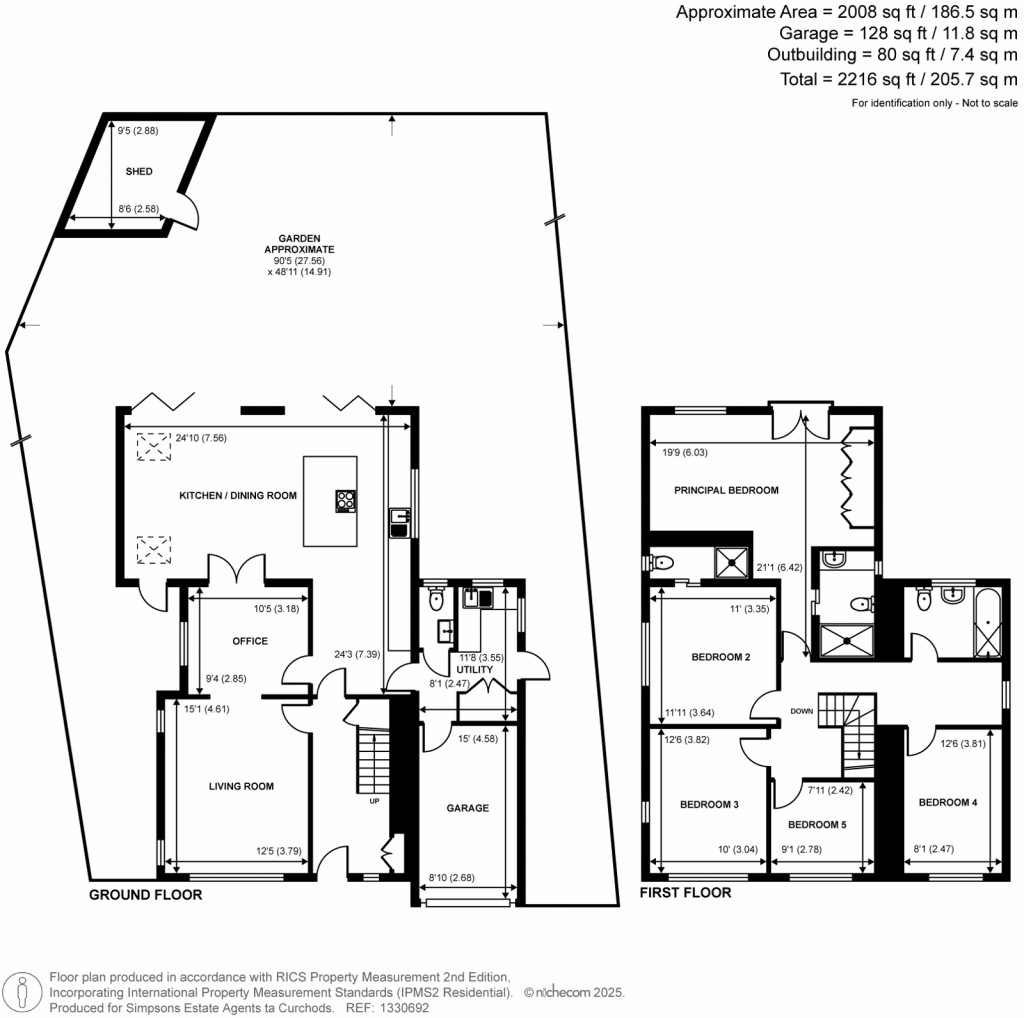 Floorplans For Richmond Drive, Shepperton, Surrey