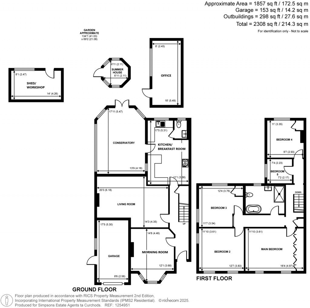 Floorplans For Old Charlton Road, Shepperton, Surrey