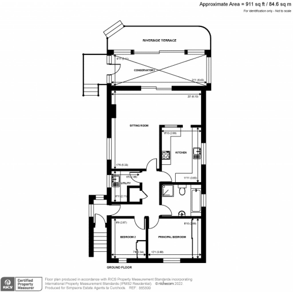 Floorplans For Pharaohs Island, Shepperton, TW17