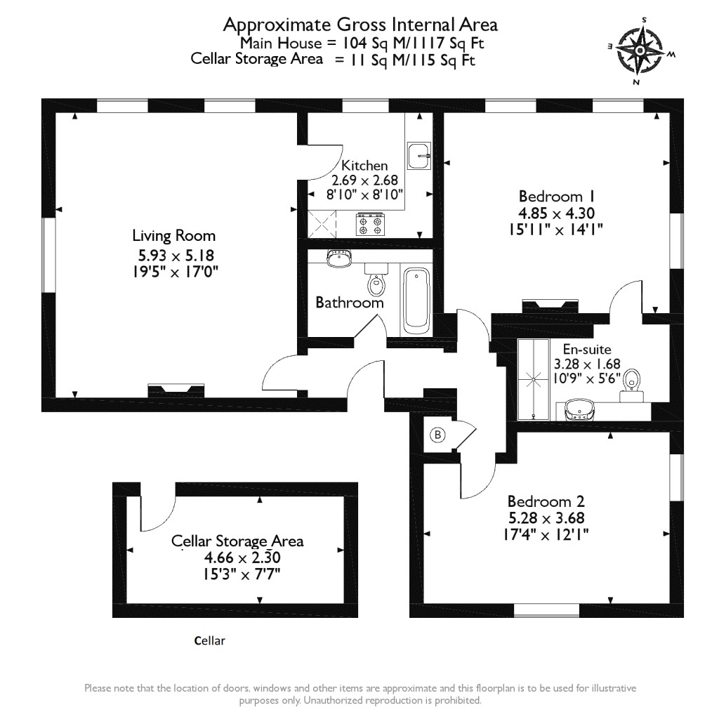 Floorplans For Russell Road, Shepperton, Surrey