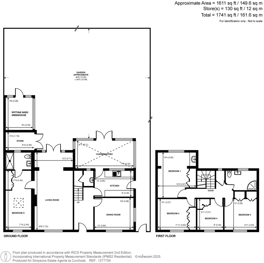 Floorplans For Range Way, Shepperton, TW17