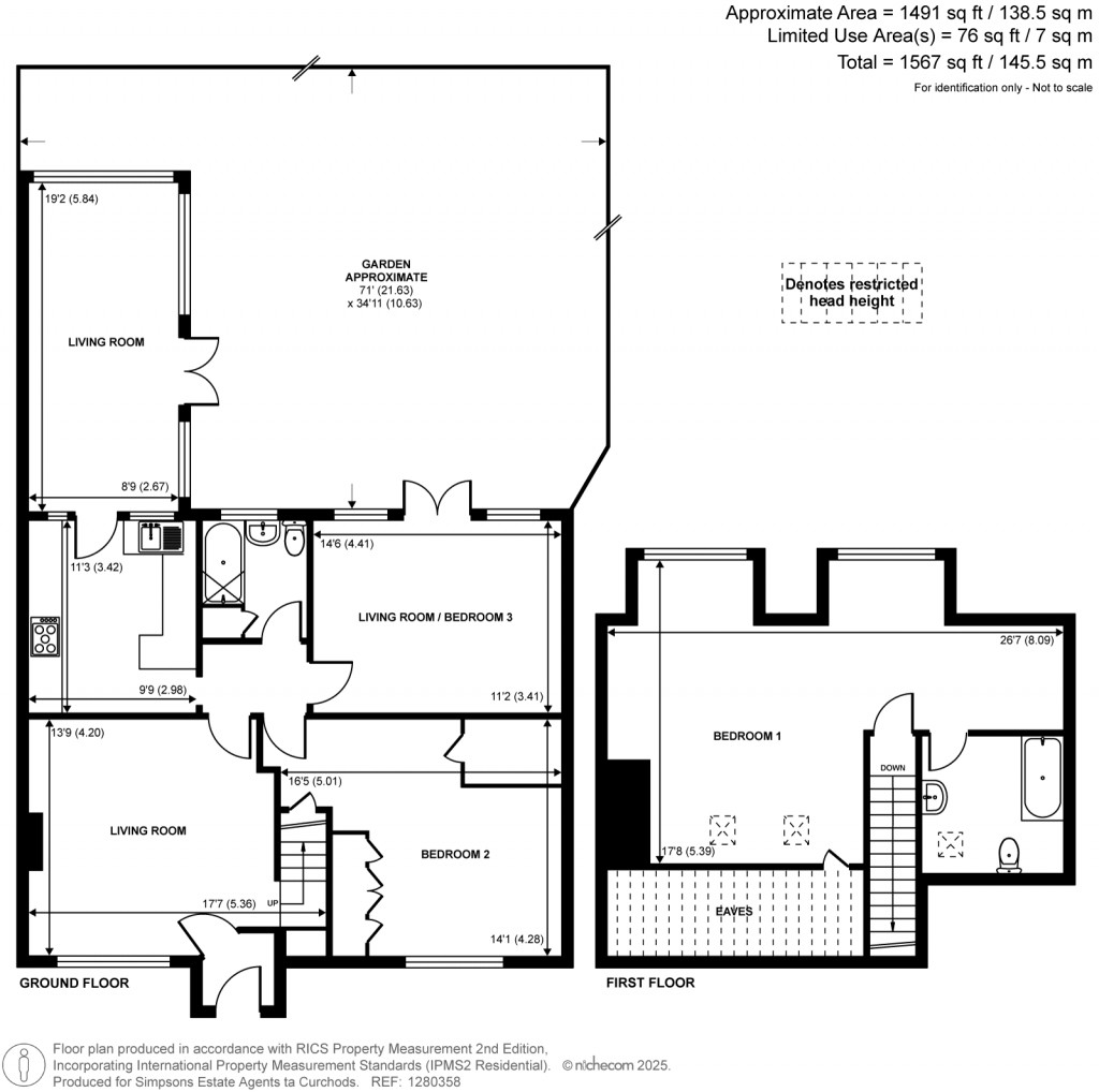 Floorplans For Willow Way, Lower Sunbury, TW16