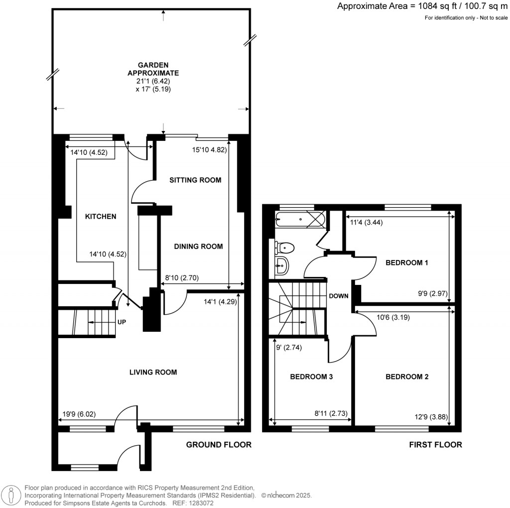 Floorplans For Gordon Road, Shepperton, Surrey
