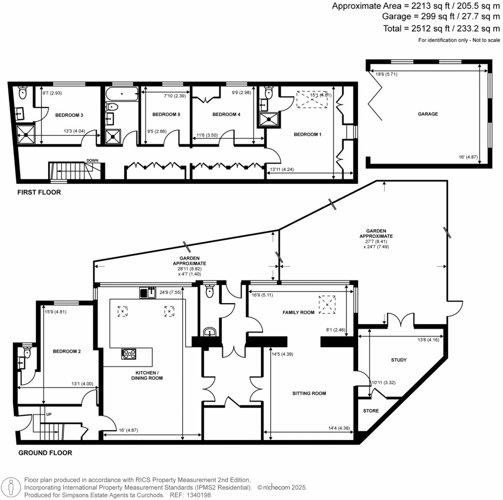 Floorplans For Church Street, Lower Sunbury, Surrey