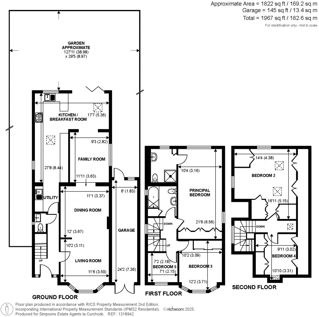 Floorplans For Horne Road, Shepperton, Surrey