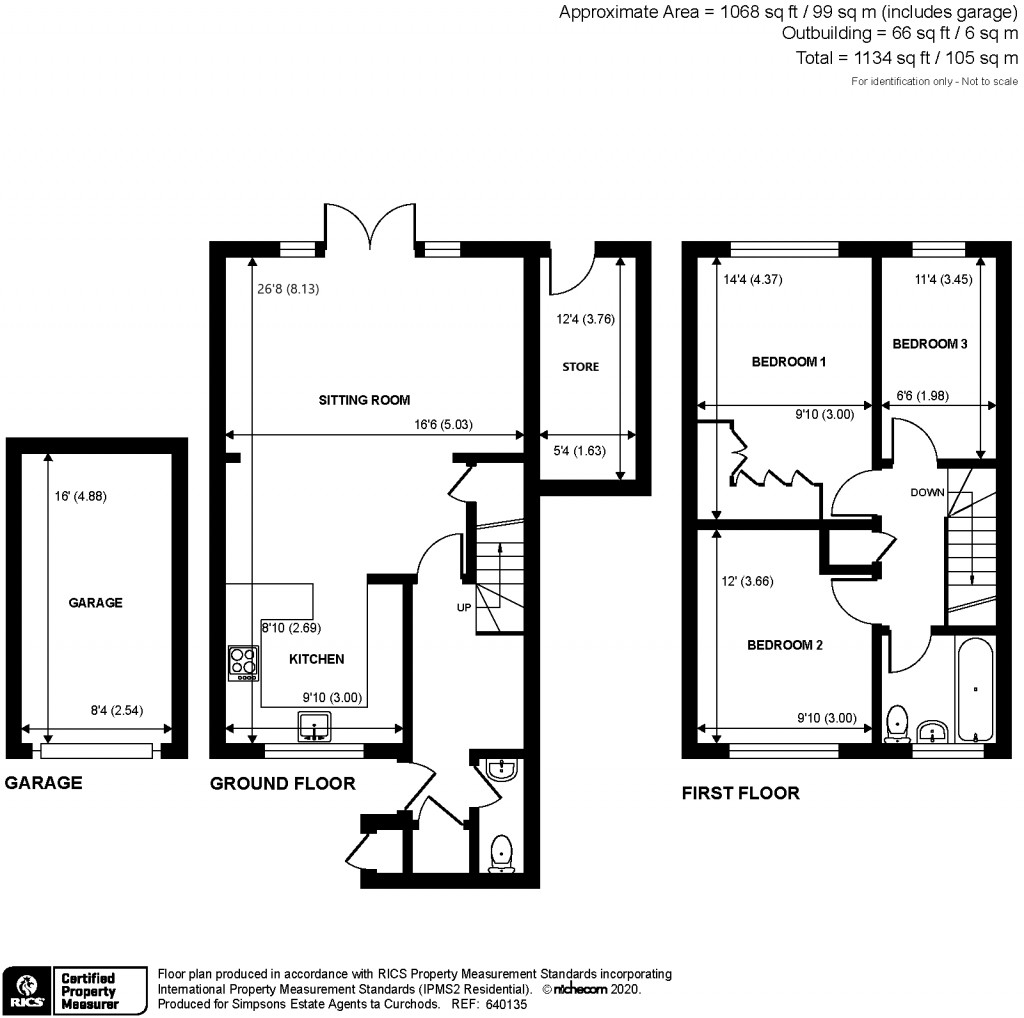 Floorplans For Hetherington Road, Charlton Village, Shepperton, TW17