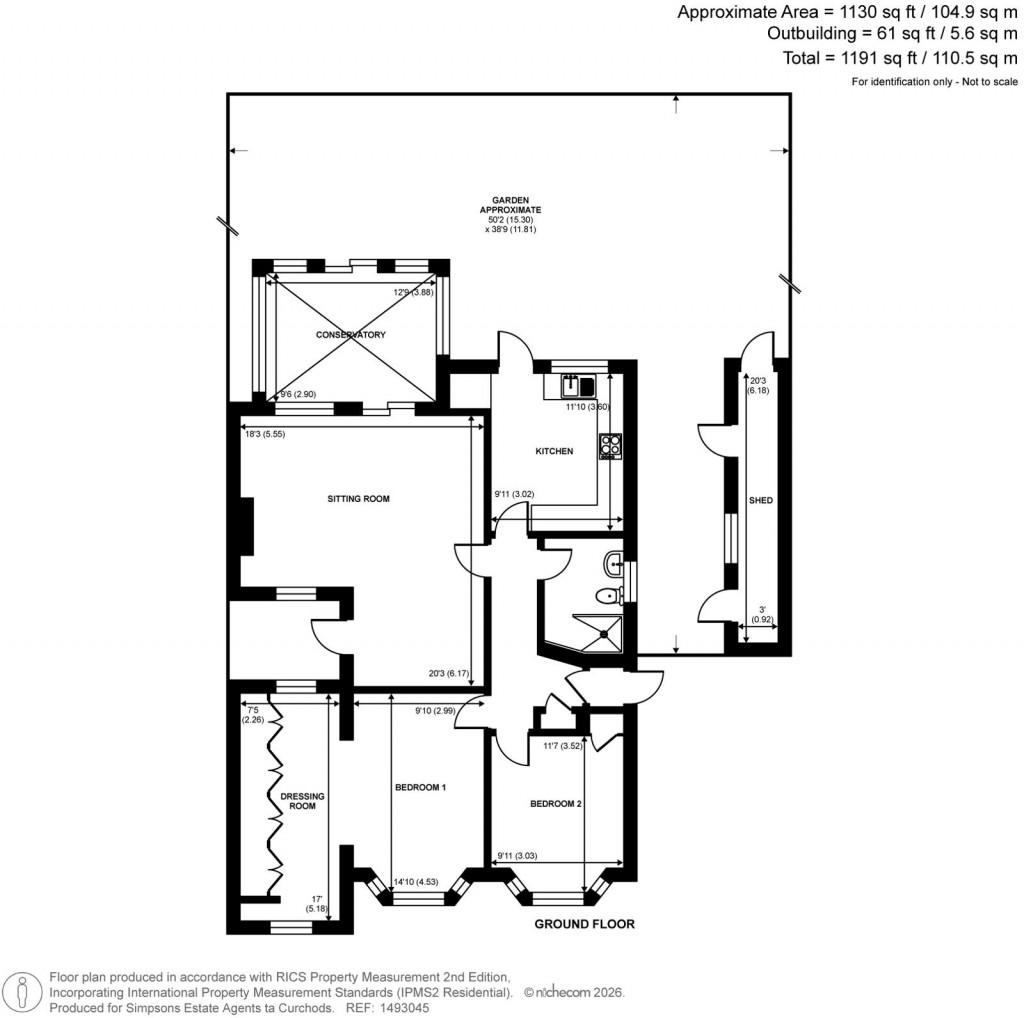 Floorplans For Upper Halliford Road, Shepperton, Surrey