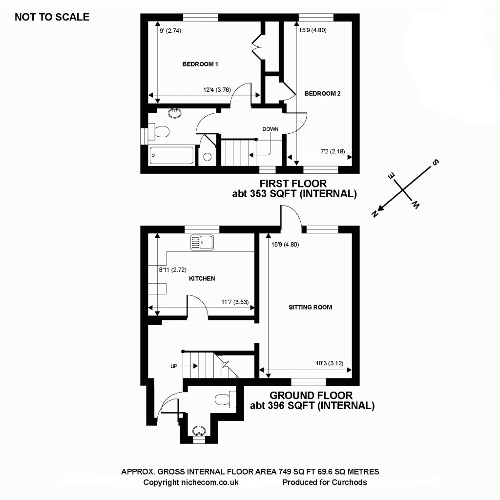 Floorplans For Harrison Way, Shepperton, Surrey