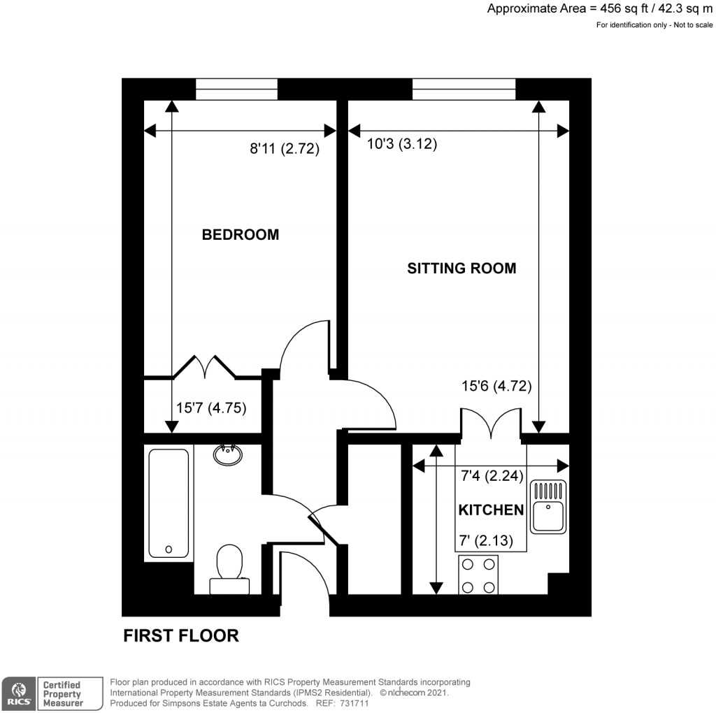Floorplans For Mervyn Road, Shepperton, Surrey