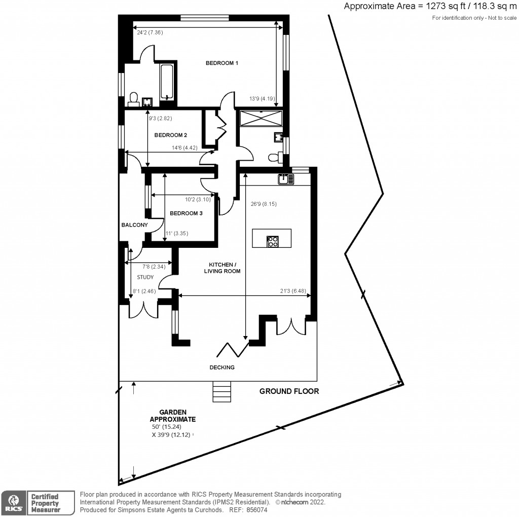 Floorplans For Wheatleys Eyot, Sunbury-On-Thames, Surrey