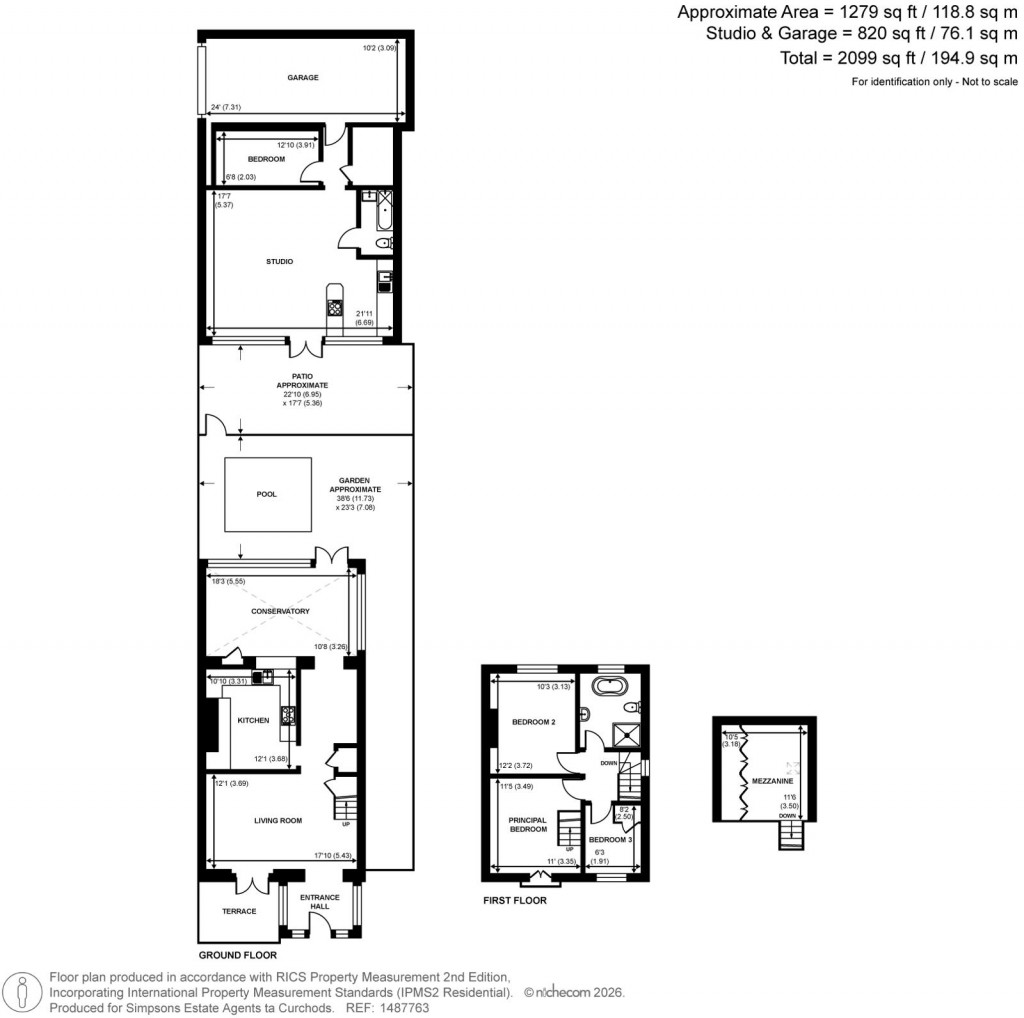 Floorplans For Walton Lane, Shepperton, Surrey
