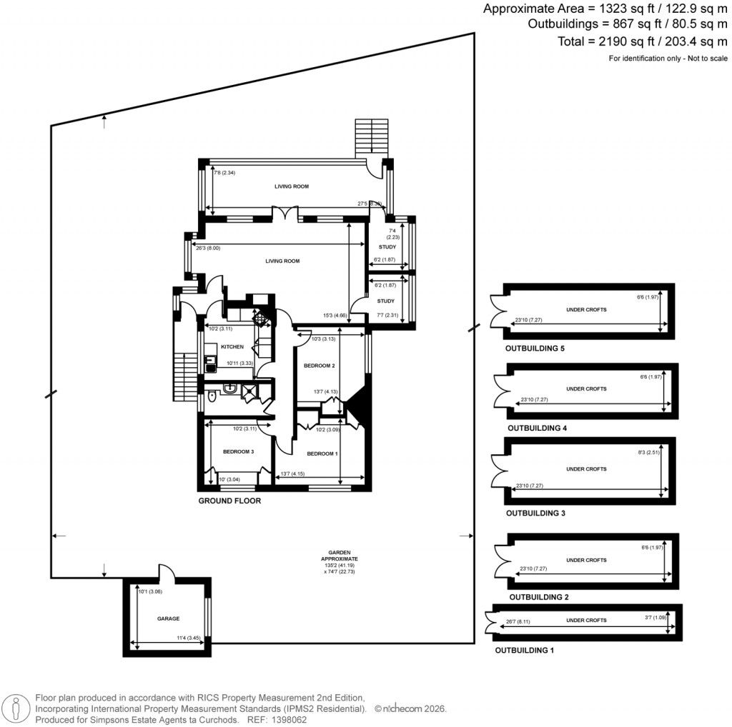 Floorplans For Towpath, Shepperton, Surrey