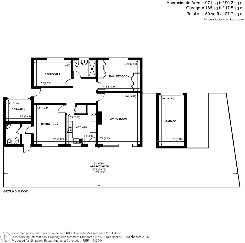 Floorplans For Dunboe Place, Shepperton, Surrey