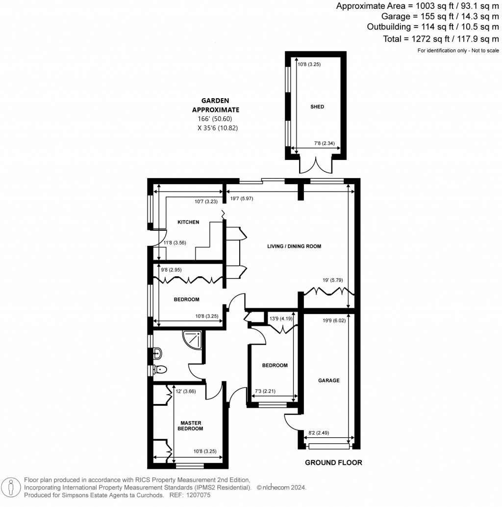 Floorplans For Stewart Avenue, Shepperton, TW17
