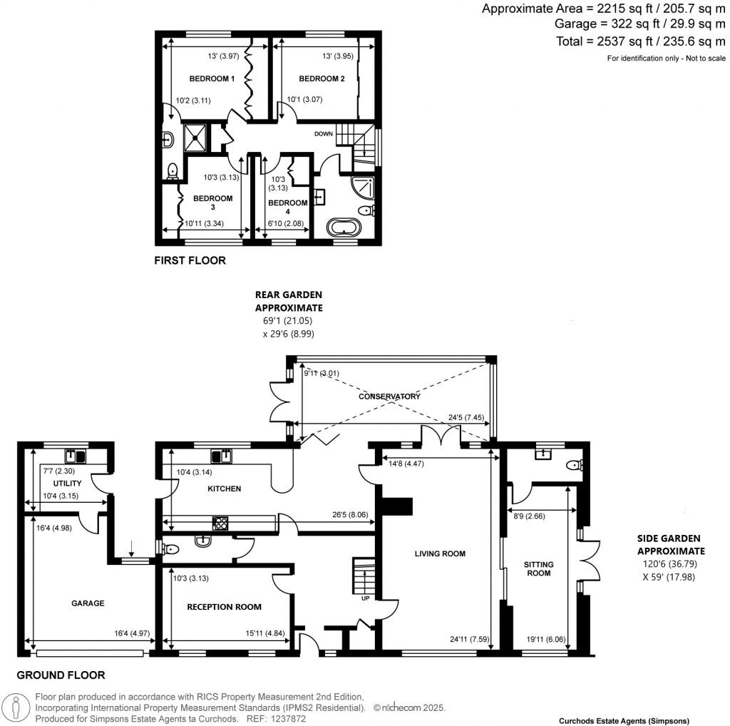 Floorplans For Old Charlton Road, Shepperton, Surrey
