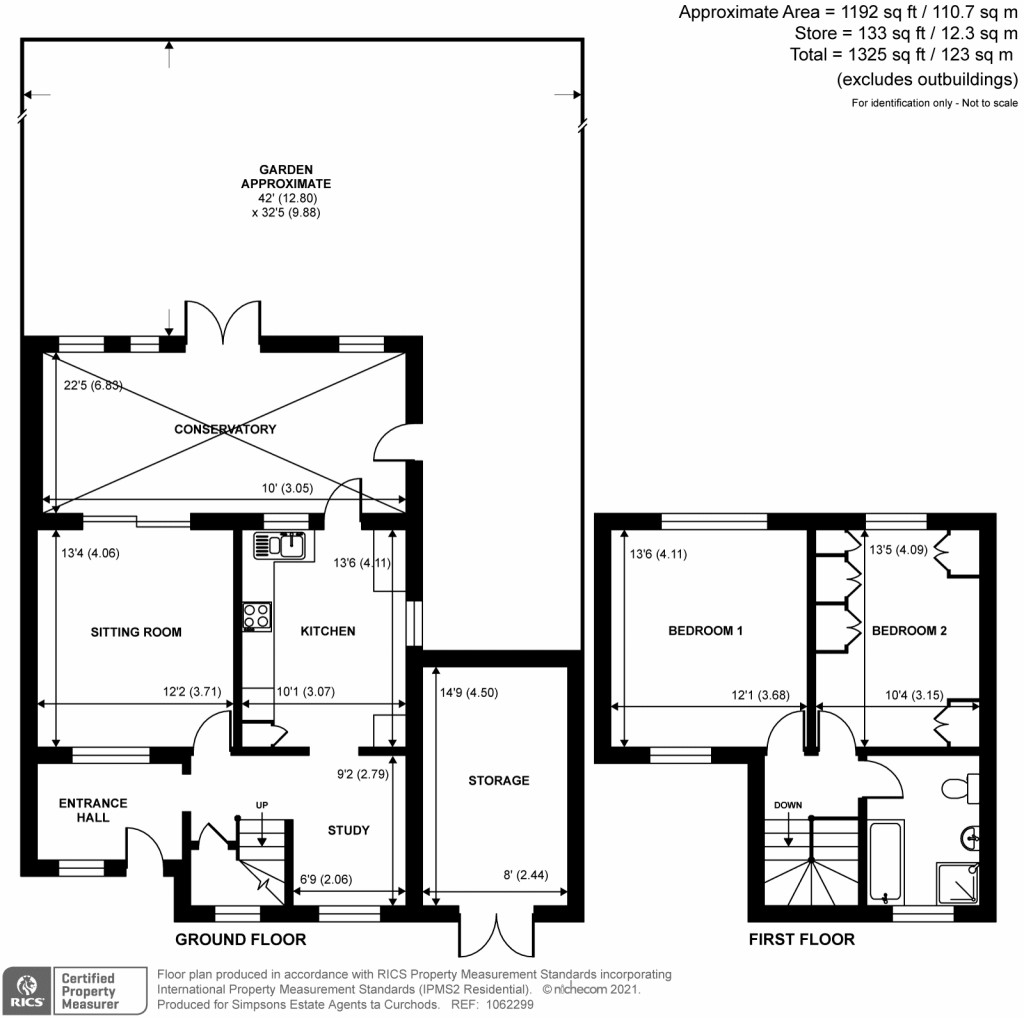 Floorplans For Meadway, Twickenham, TW2