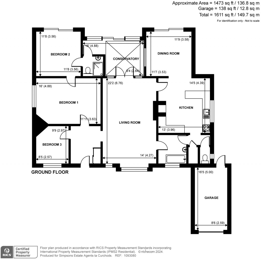 Floorplans For Church Road, Shepperton, TW17