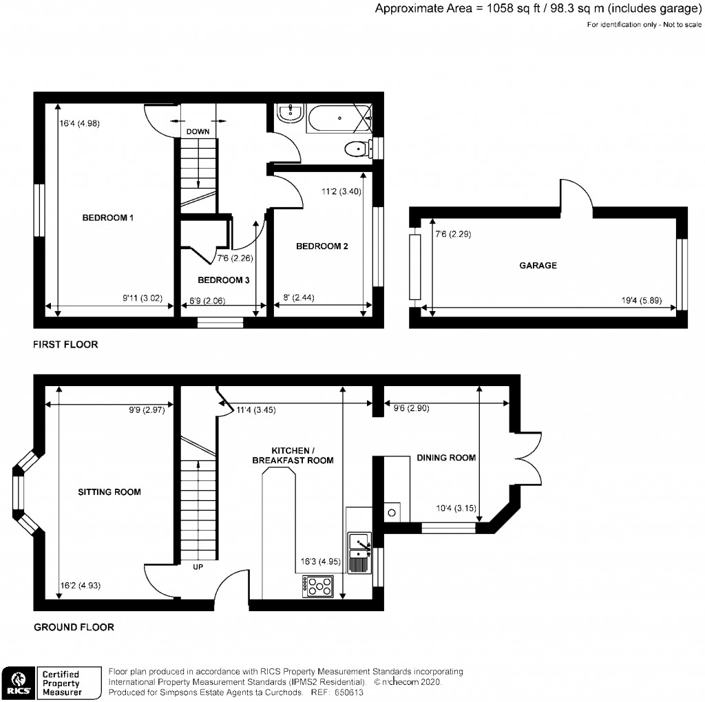Floorplans For Wrens Avenue, Ashford, Surrey