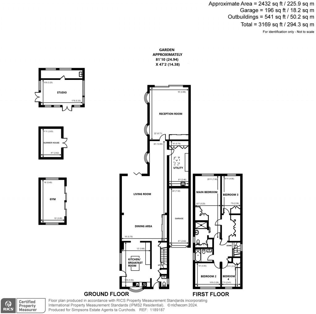 Floorplans For The Crofts, Shepperton, TW17