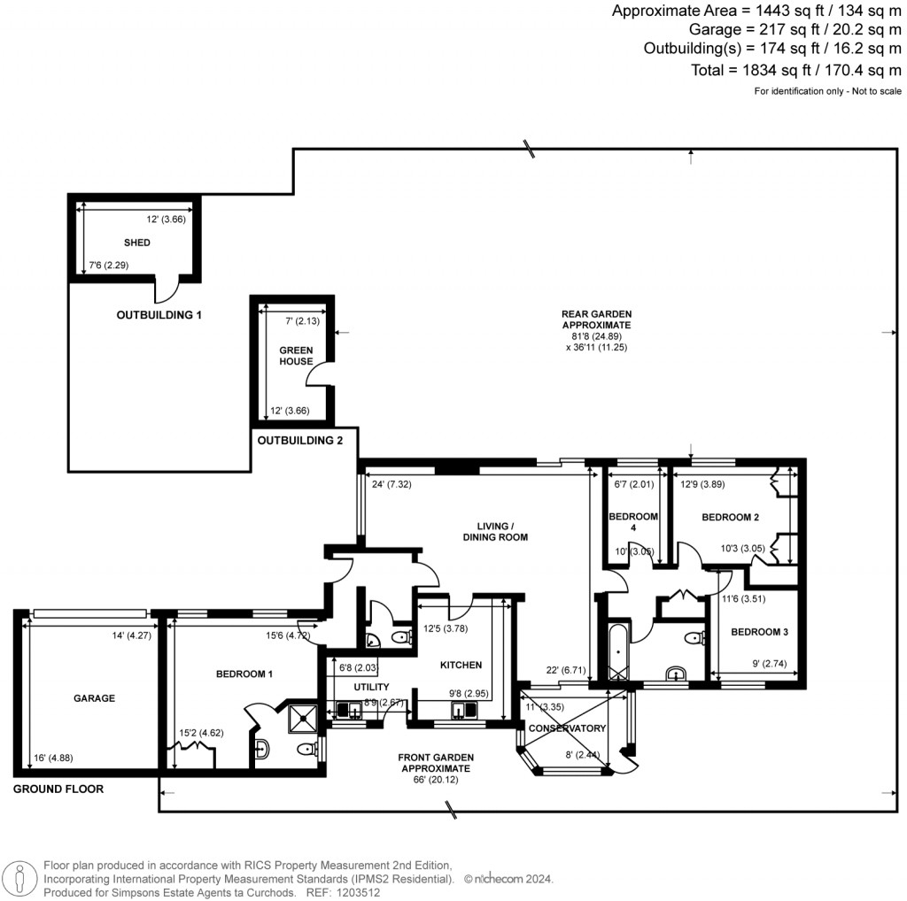 Floorplans For Green Street, Lower Sunbury, TW16