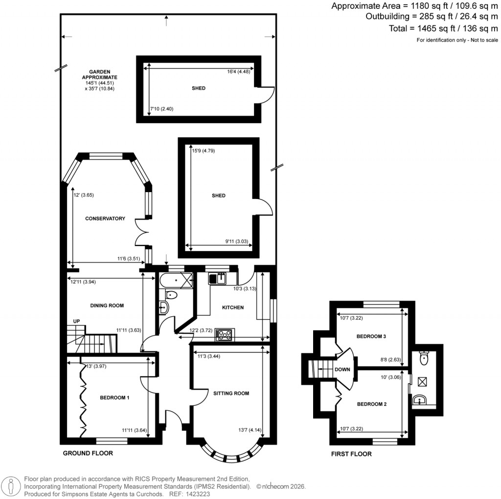 Floorplans For Ashford Road, Staines-Upon-Thames, Surrey