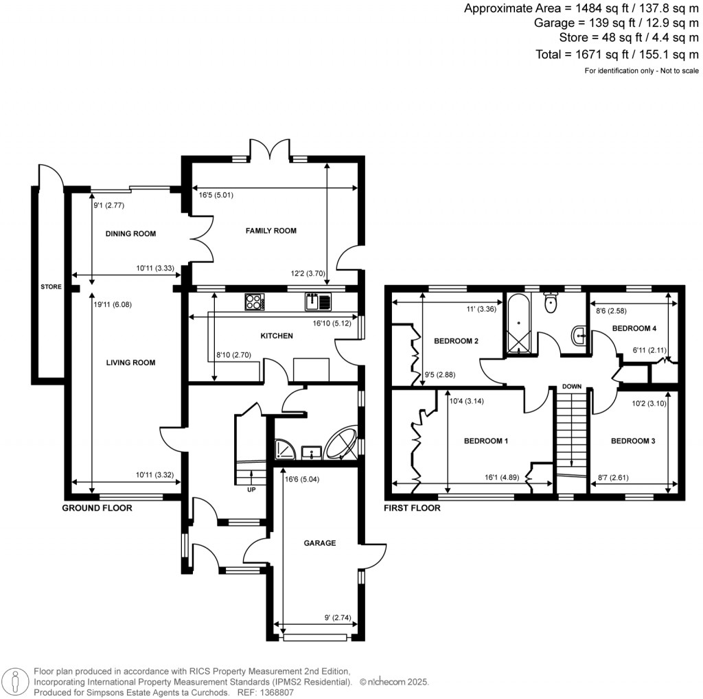 Floorplans For Minsterley Avenue, Shepperton, Surrey