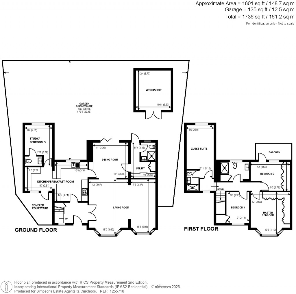 Floorplans For Lindsay Drive, Shepperton, TW17