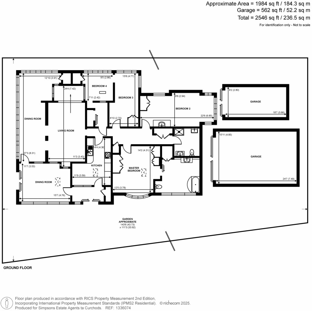 Floorplans For Towpath, Shepperton, Surrey