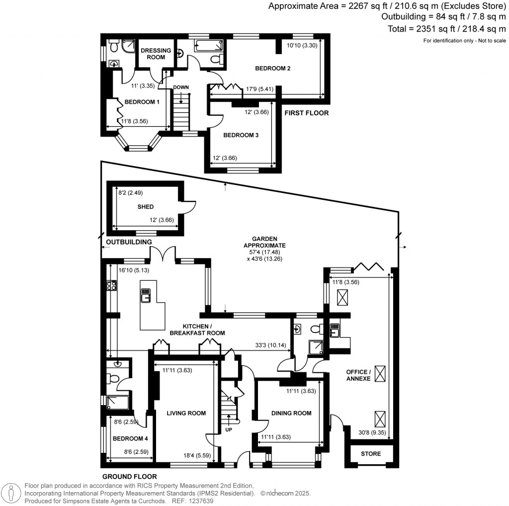Floorplans For Halliford Road, Shepperton, Surrey