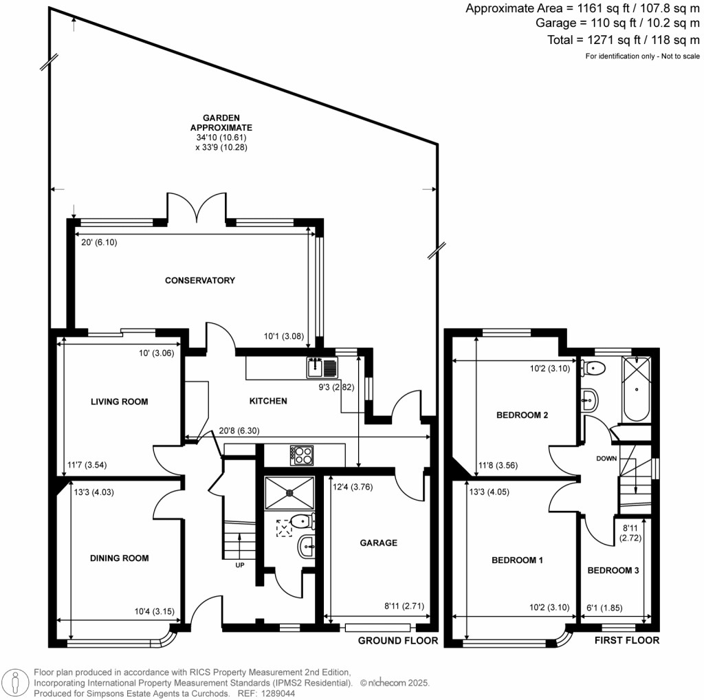 Floorplans For West Way, Shepperton, Surrey