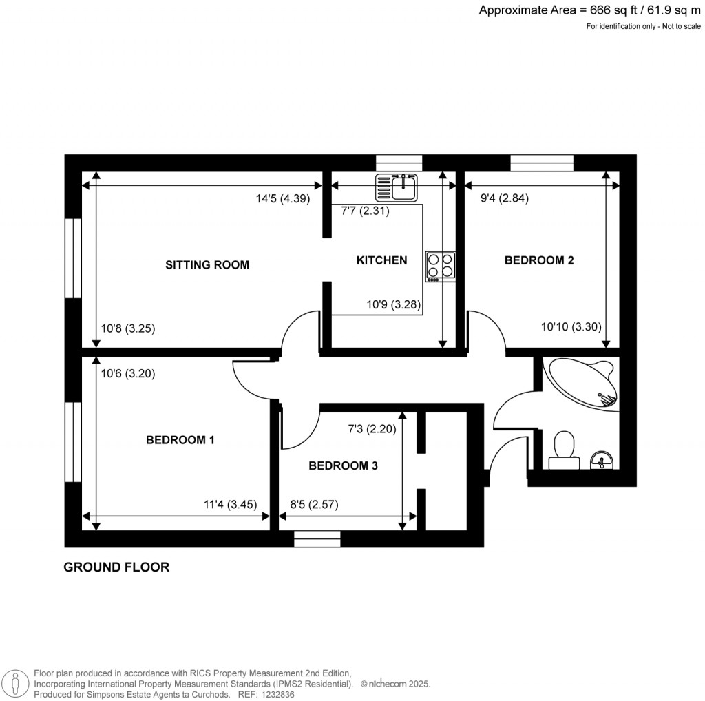 Floorplans For Linden Way, Shepperton, Surrey