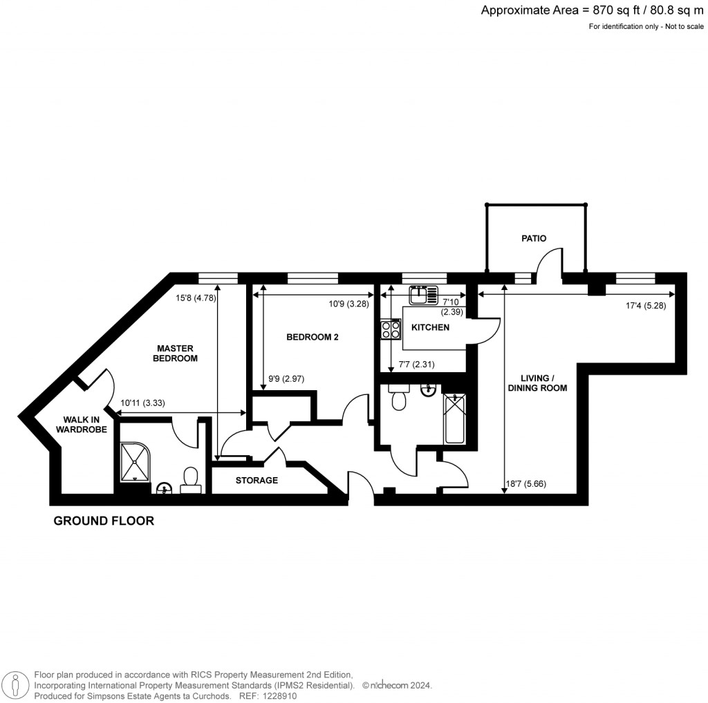 Floorplans For Manygate Lane, Shepperton, Surrey