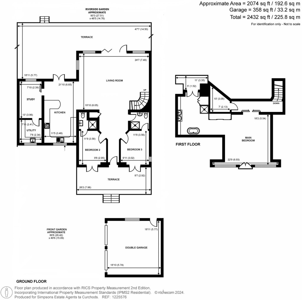 Floorplans For Dockett Eddy, Chertsey, KT16