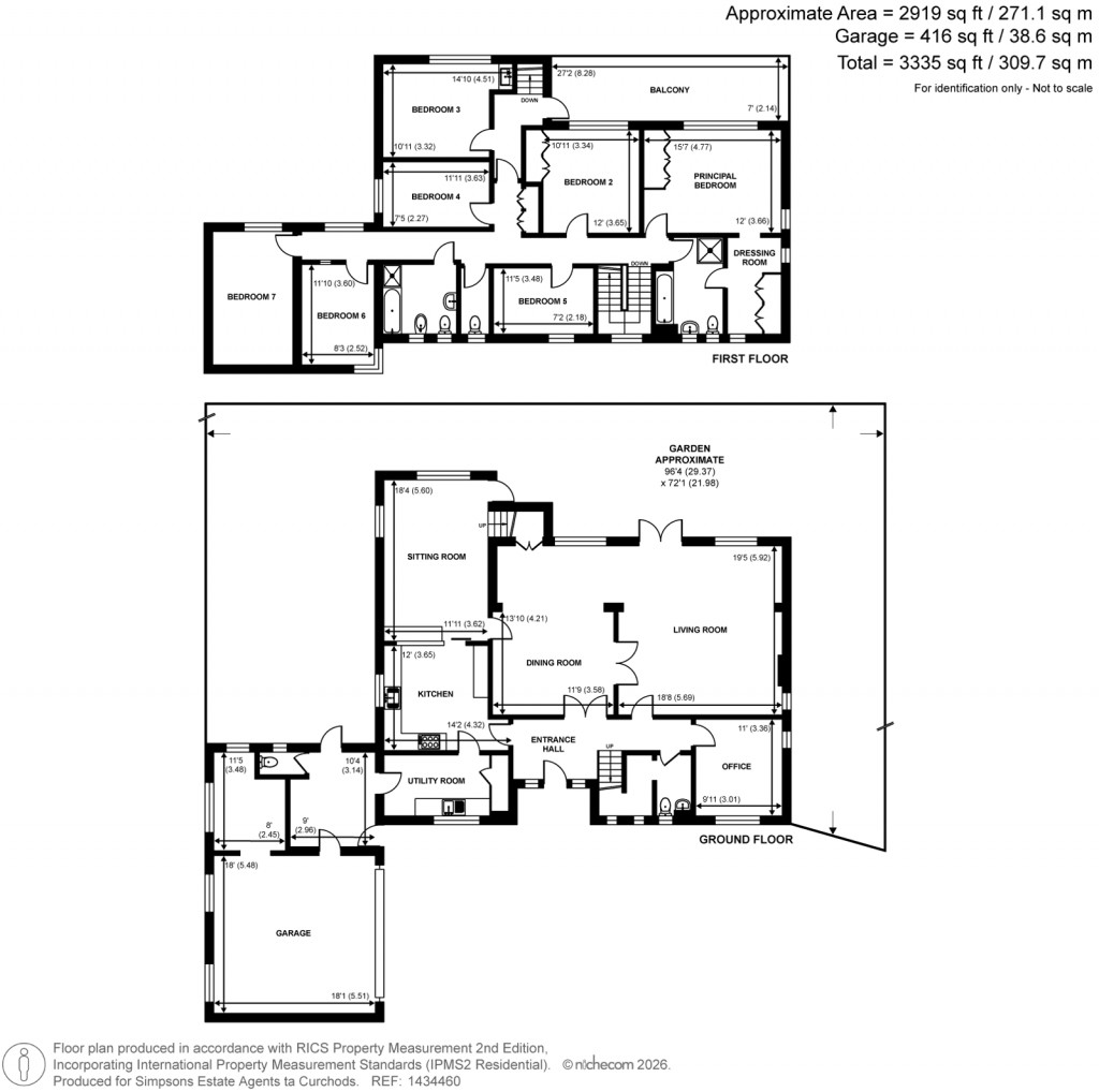 Floorplans For Walton Lane, Shepperton, Surrey