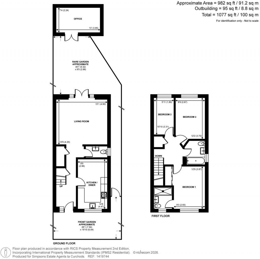 Floorplans For Staines Road East, Sunbury-On-Thames, Surrey