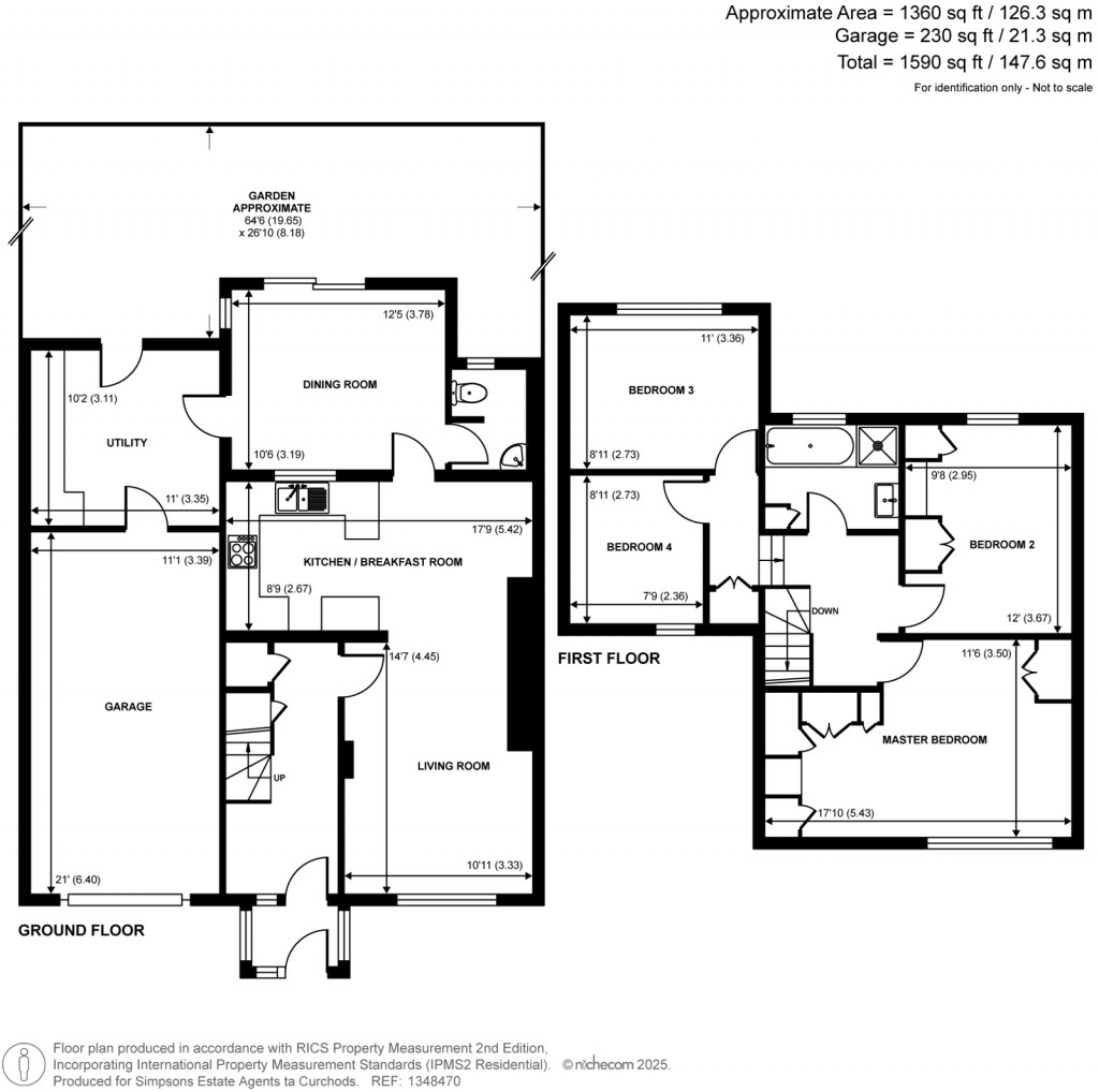 Floorplans For Walton Lane, Shepperton, Surrey
