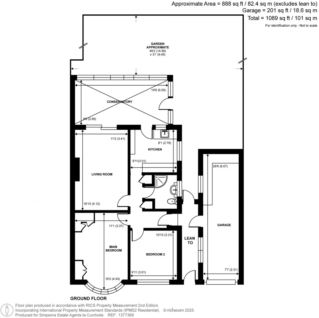Floorplans For Vicarage Road, Sunbury On Thames, Surrey