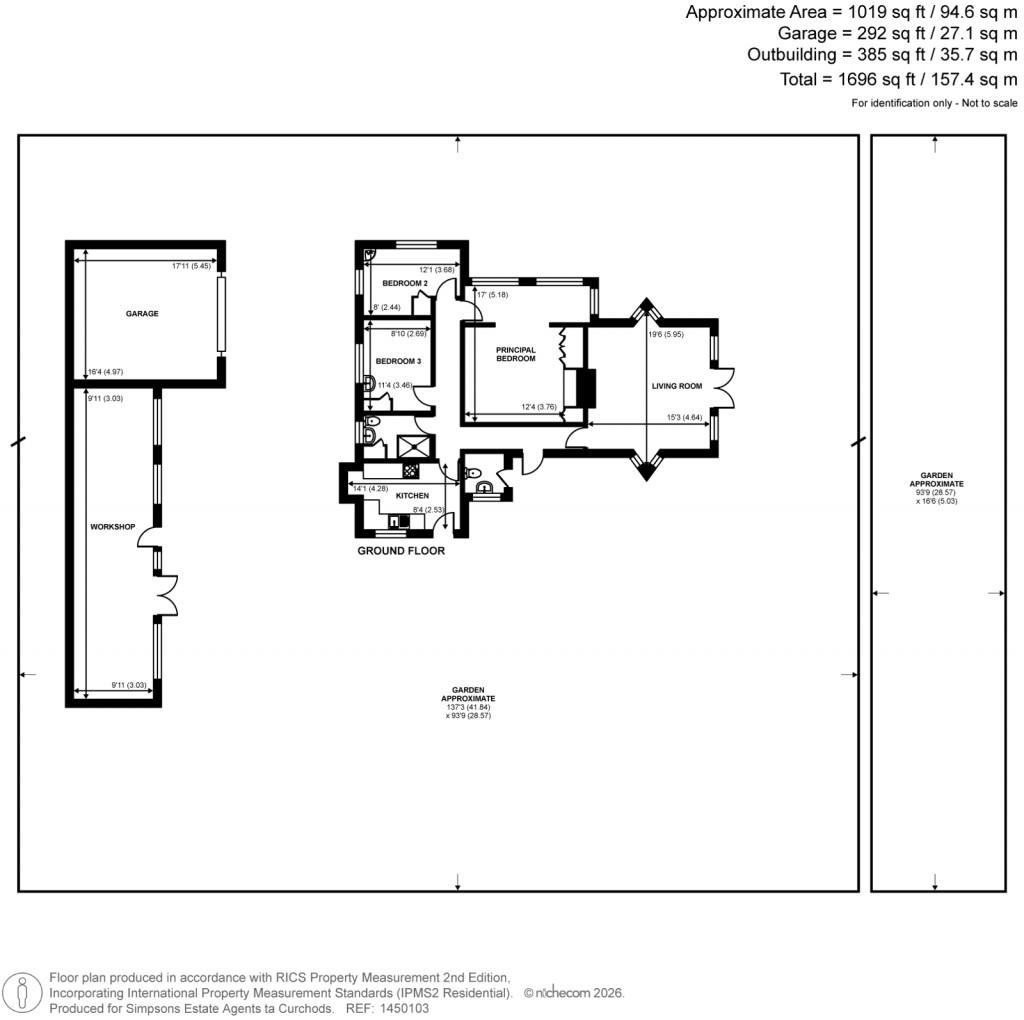 Floorplans For Towpath, Shepperton, Surrey
